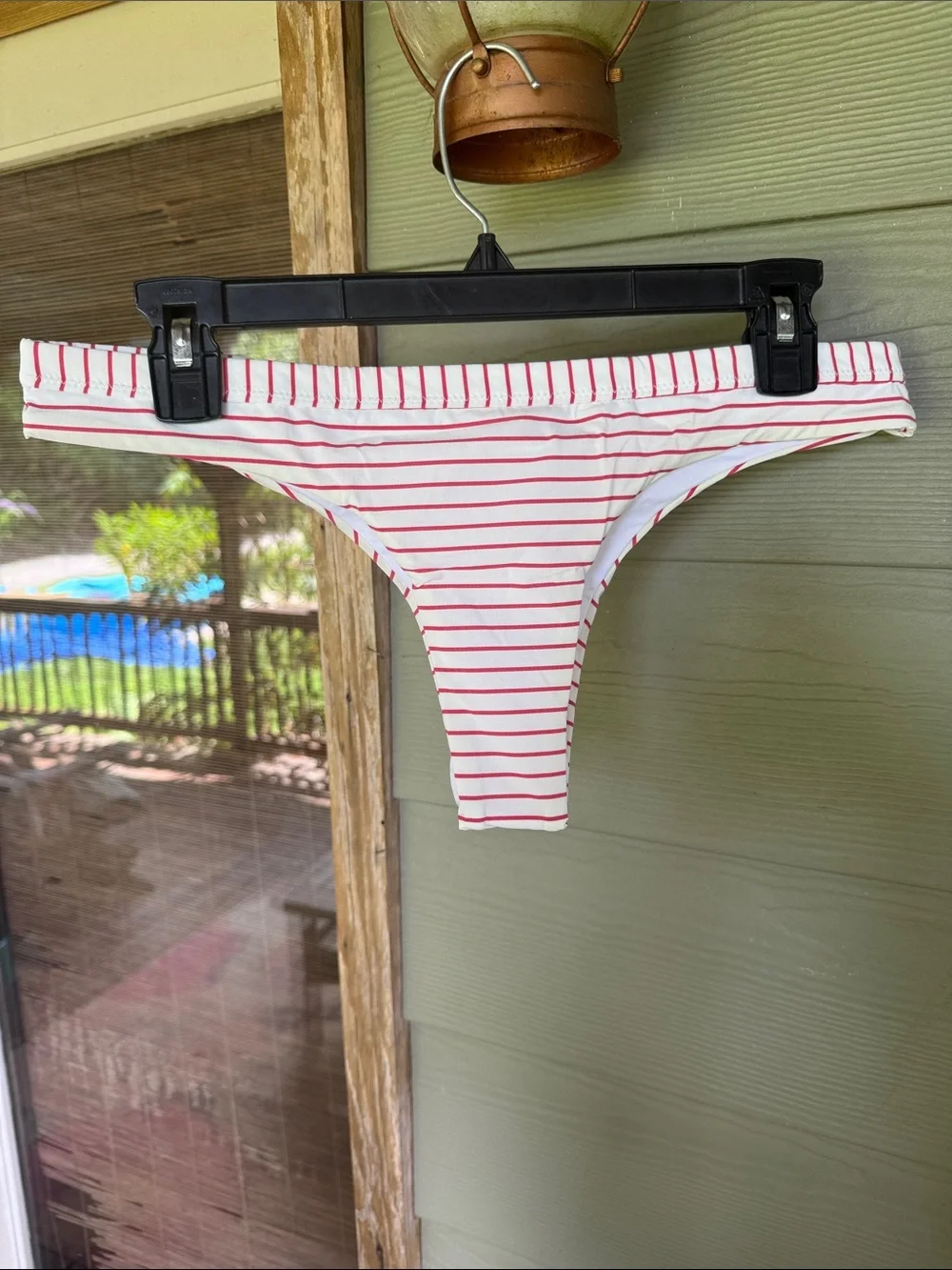 Agua Bendita Striped “Anette Sunlight” Bikini Bottoms